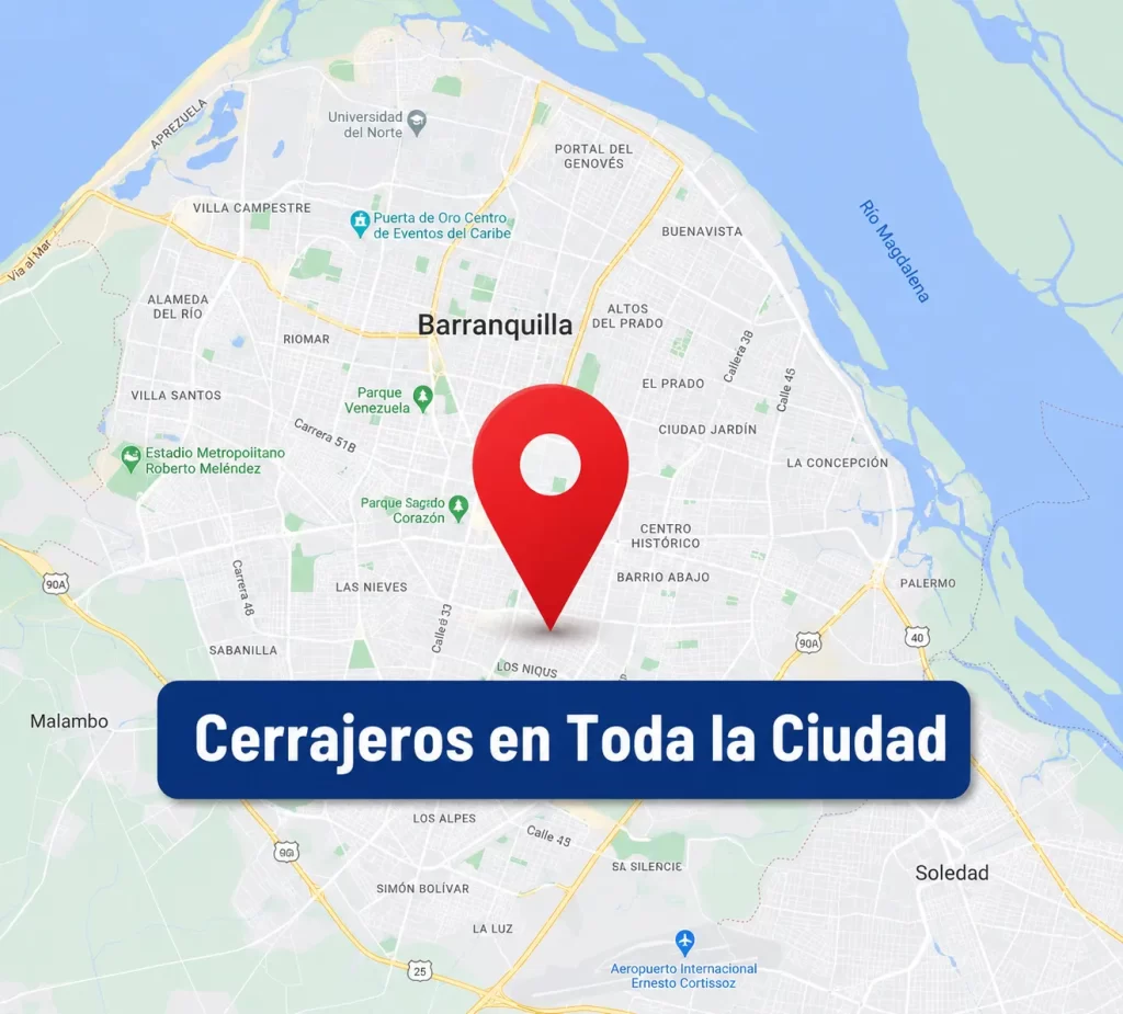 Cerrajeros en Toda la Ciudad